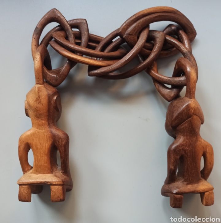 Arte: CURIOSA Y ORIGINAL TALLA EN MADERA - Foto 6