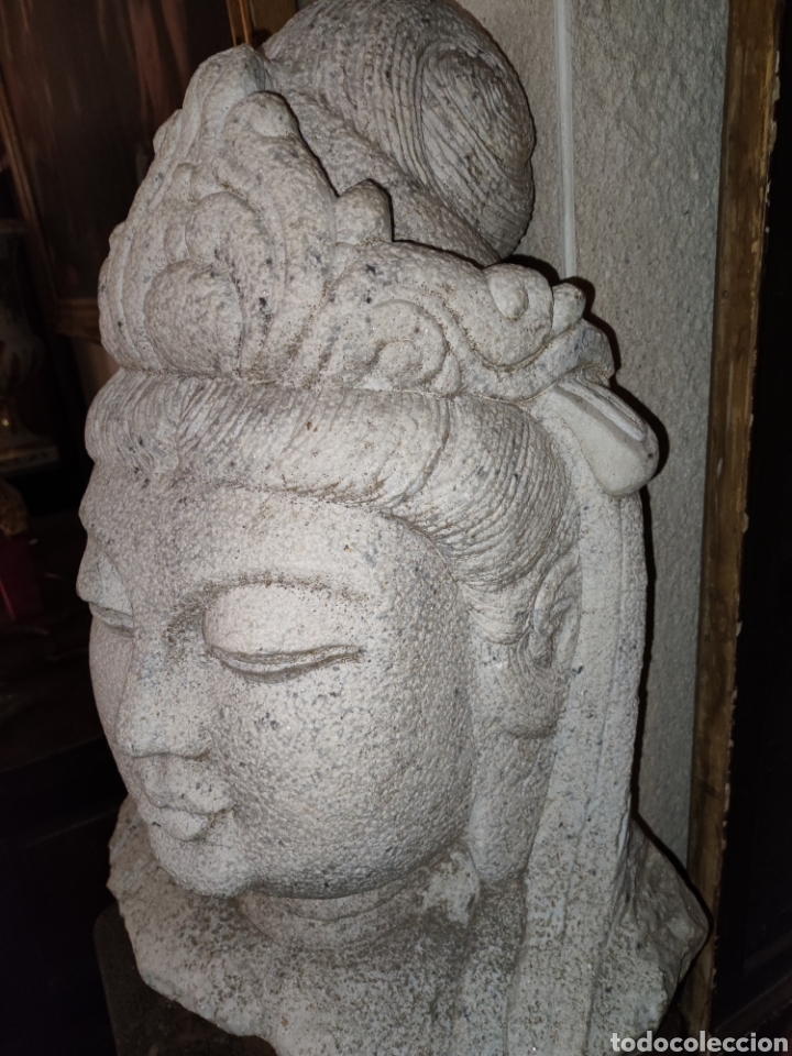 Arte: Cabeza en piedra oriental - Foto 3