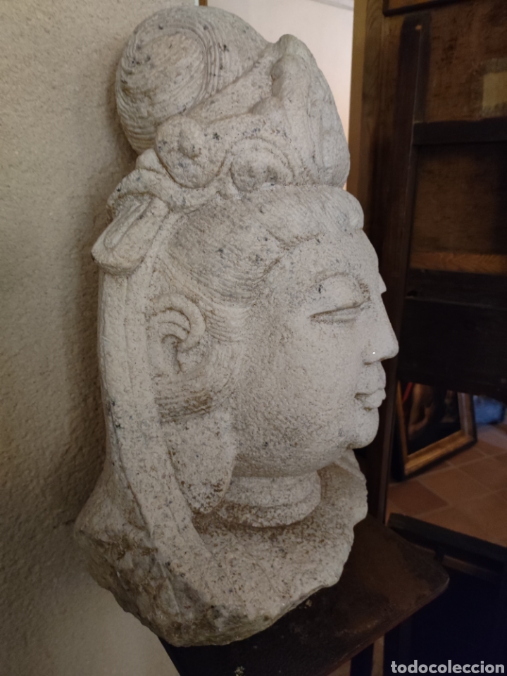 Arte: Cabeza en piedra oriental - Foto 4