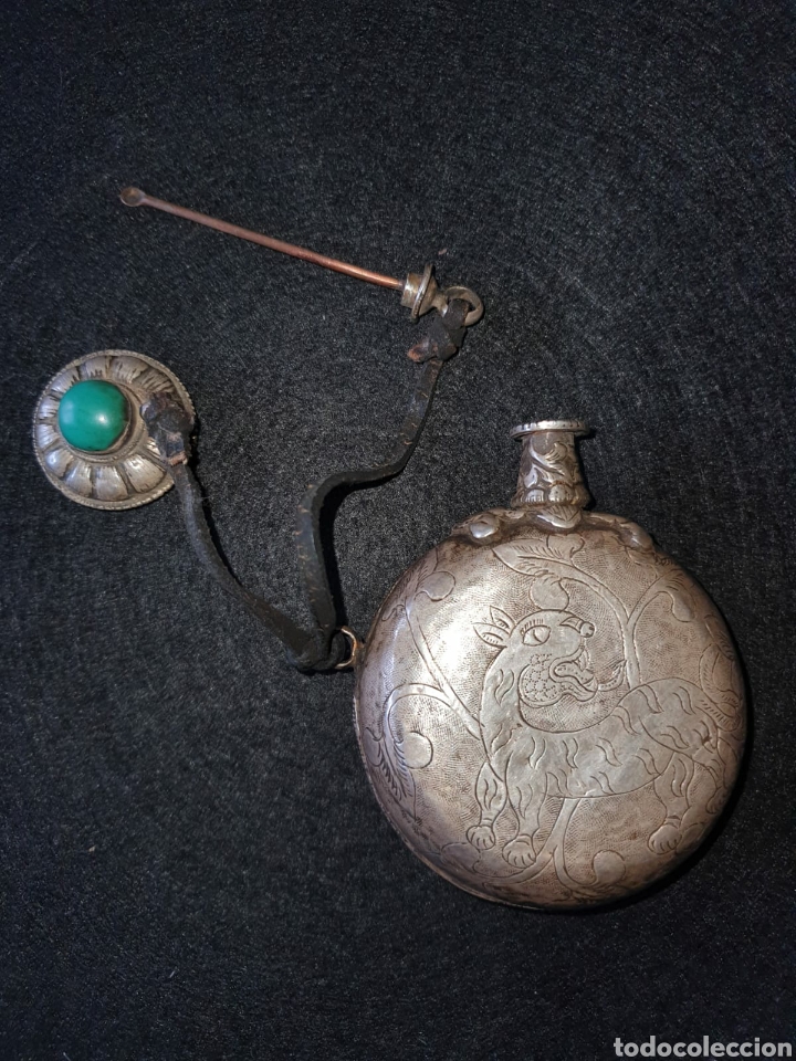 Arte: Snuff box de plata Nepal. - Foto 2