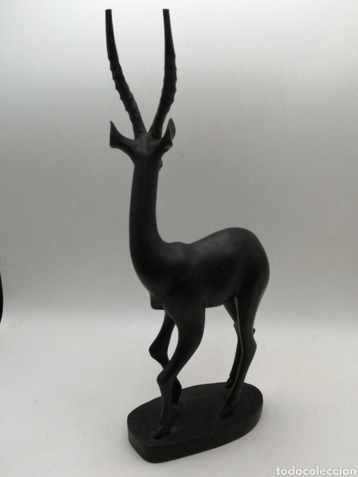 Arte: Escultura madera. Antilope - Foto 4
