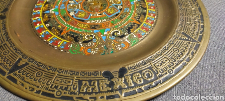 Arte: PLATO LAT&Oacute;N RECUERDO DE M&Eacute;XICO - Foto 1