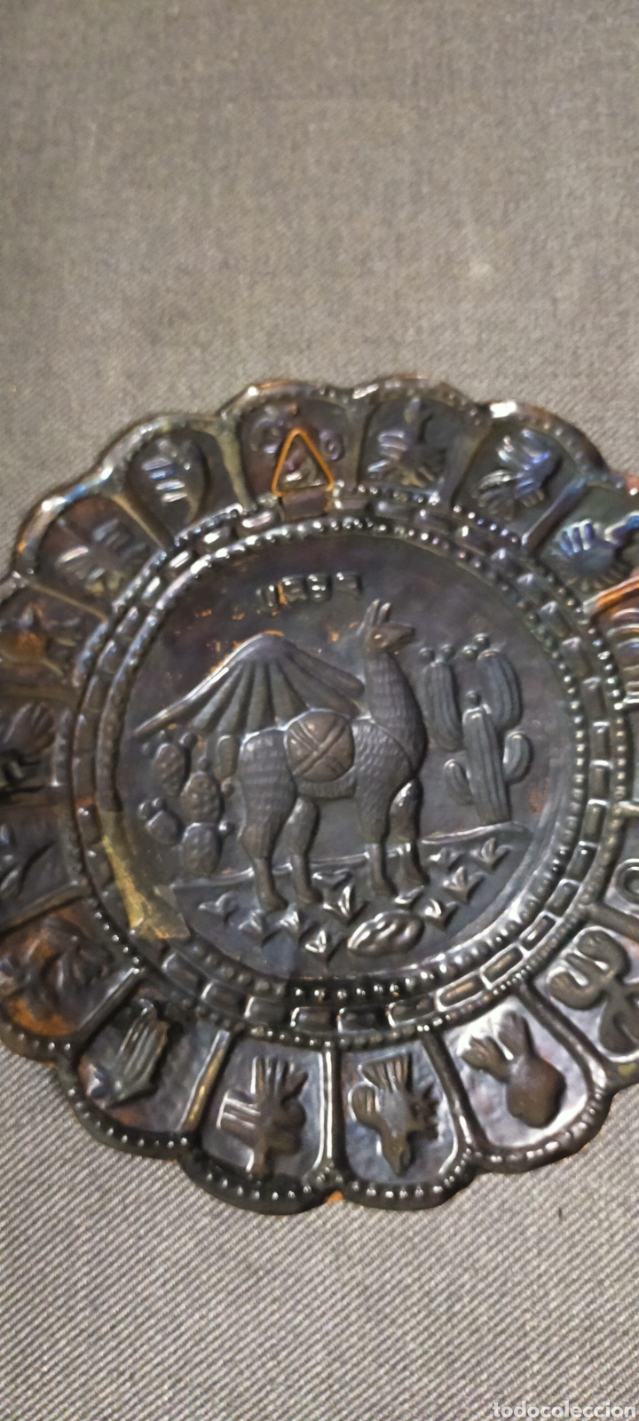Arte: PLATO DE BRONCE DE PER&Uacute; - Foto 2