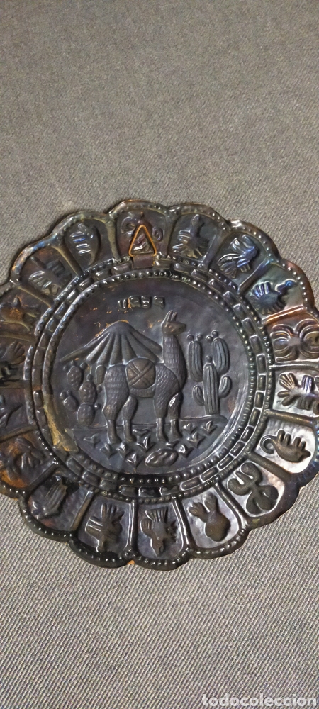 Arte: PLATO DE BRONCE DE PER&Uacute; - Foto 3