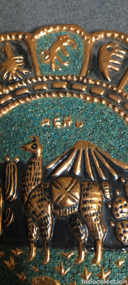 Arte: PLATO DE BRONCE DE PER&Uacute; - Foto 5