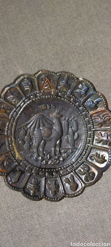 Arte: PLATO DE BRONCE DE PER&Uacute; - Foto 6
