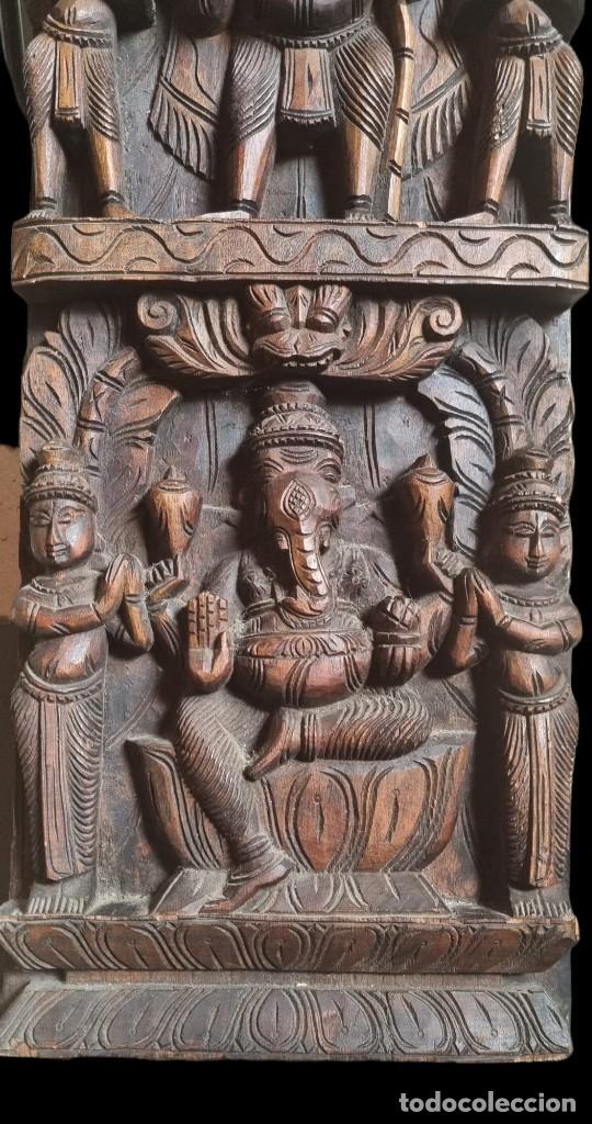 Arte: Madera tallada de Ganesha - Foto 4