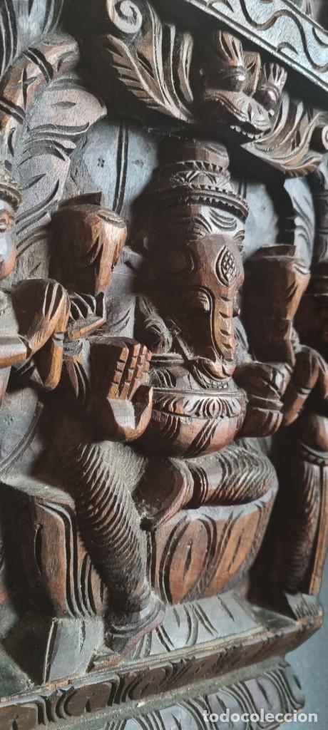 Arte: Madera tallada de Ganesha - Foto 7