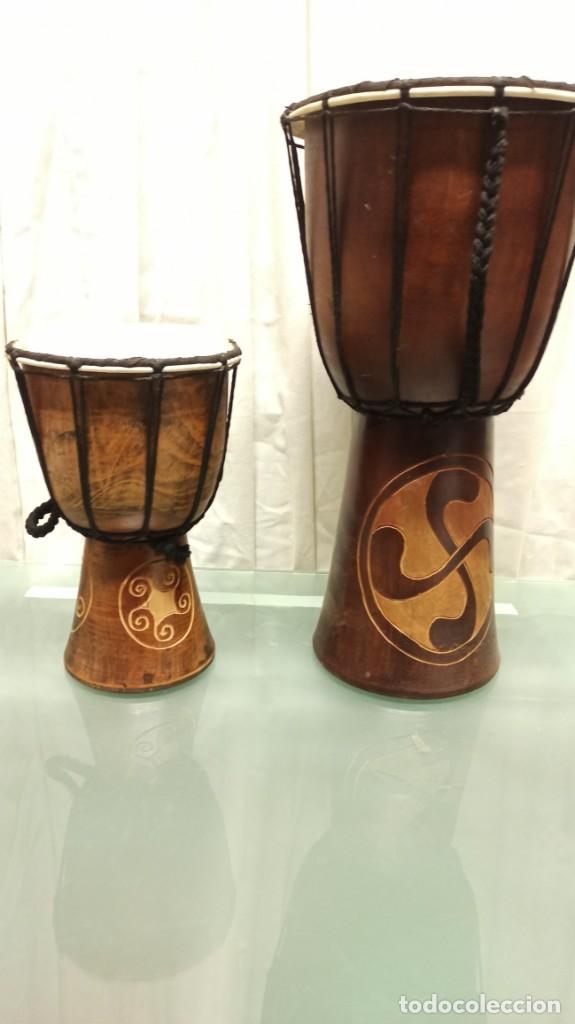 Arte: TIMBALES MADERA. INDOCHINA - Foto 1