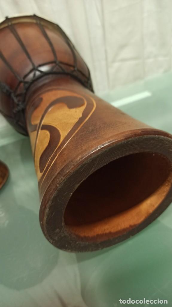 Arte: TIMBALES MADERA. INDOCHINA - Foto 2