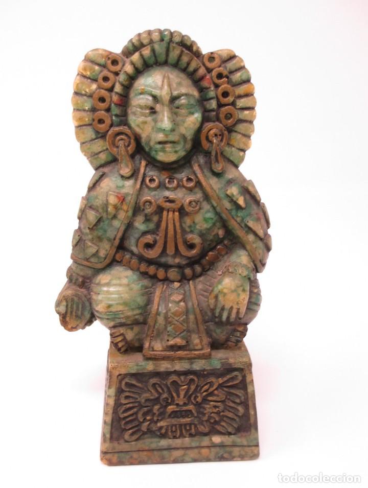 Art: Reproducci&oacute;n Figura Azteca - 15 cm de alto.