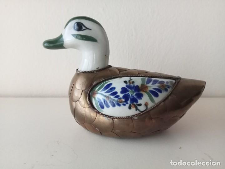 Arte: PATO CERAMICA Y LATON - Foto 1