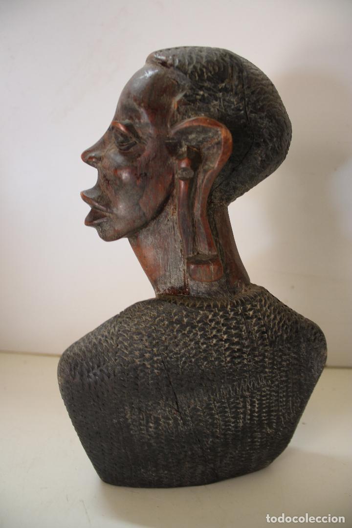 Arte: busto de mujer africana - Foto 3