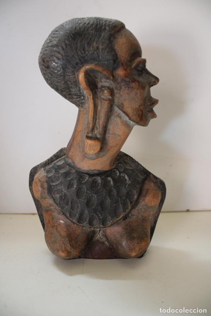 Arte: busto de mujer africana - Foto 1