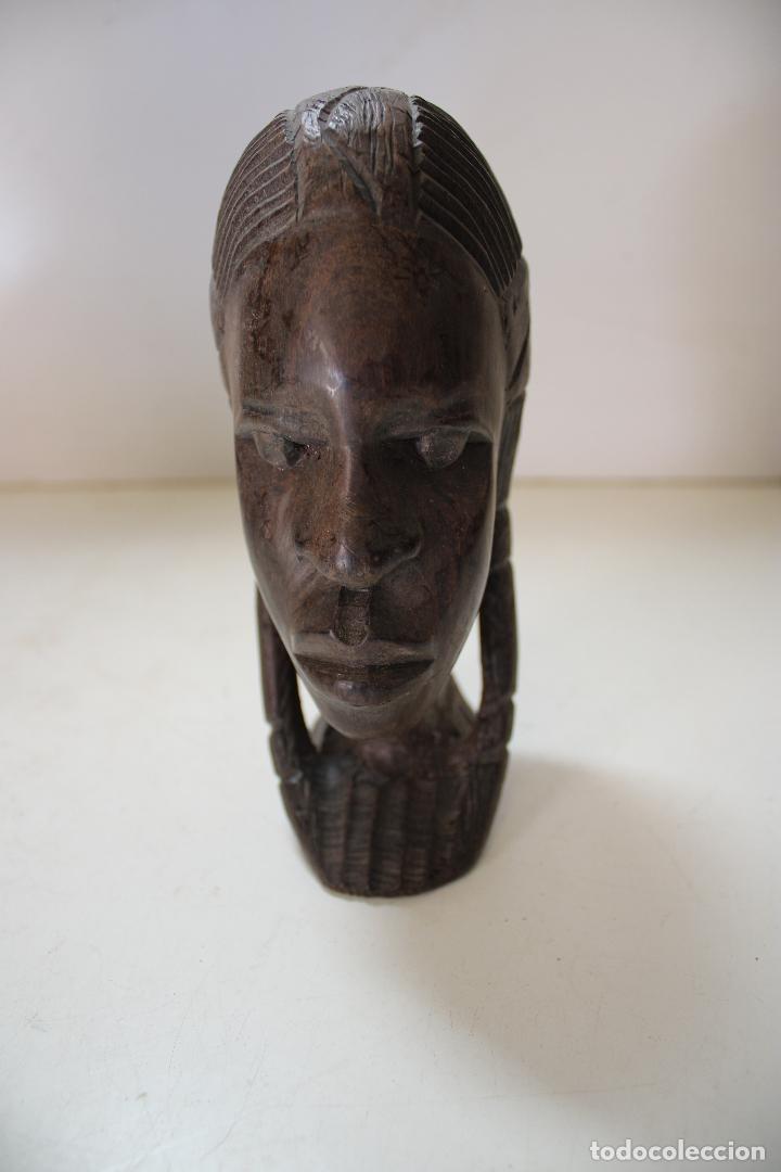 Arte: busto de mujer africana - Foto 3