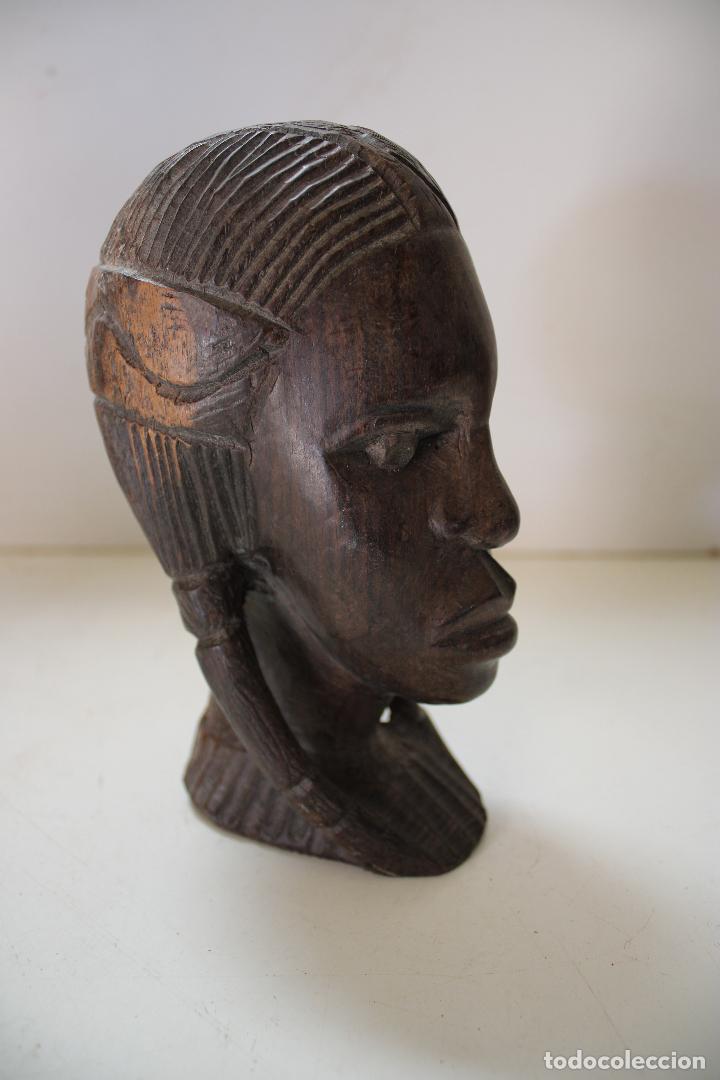 Arte: busto de mujer africana - Foto 1