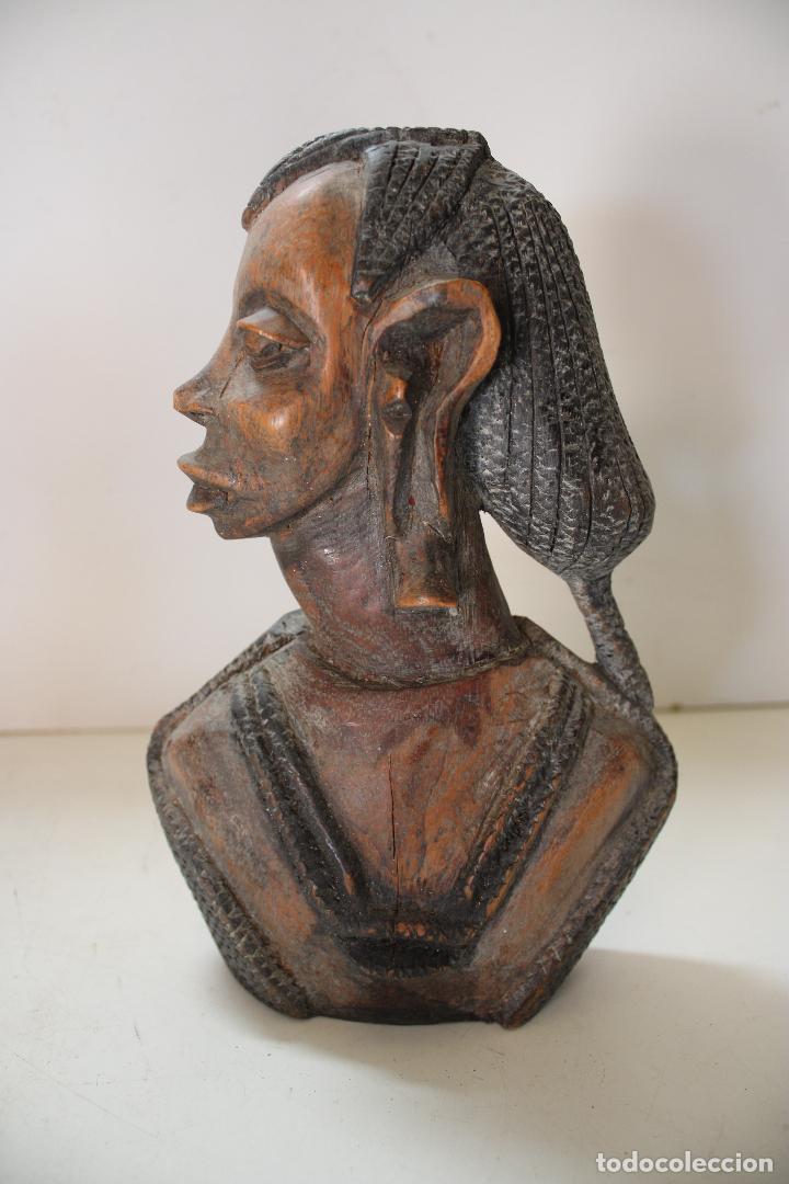 Arte: busto de mujer africana - Foto 3