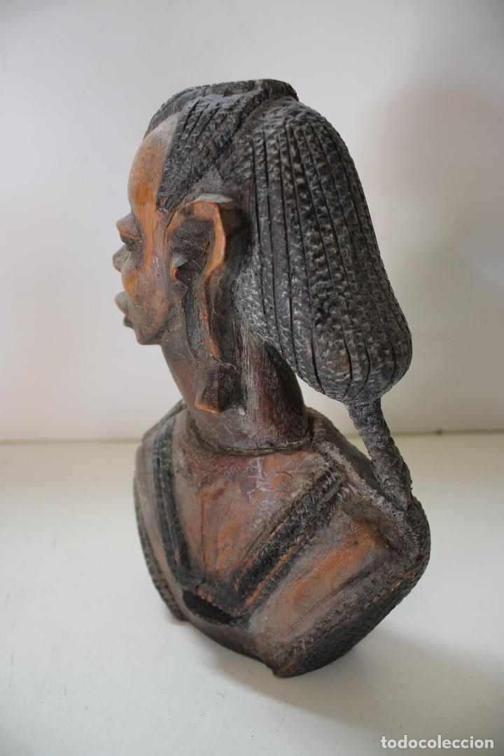 Arte: busto de mujer africana - Foto 4