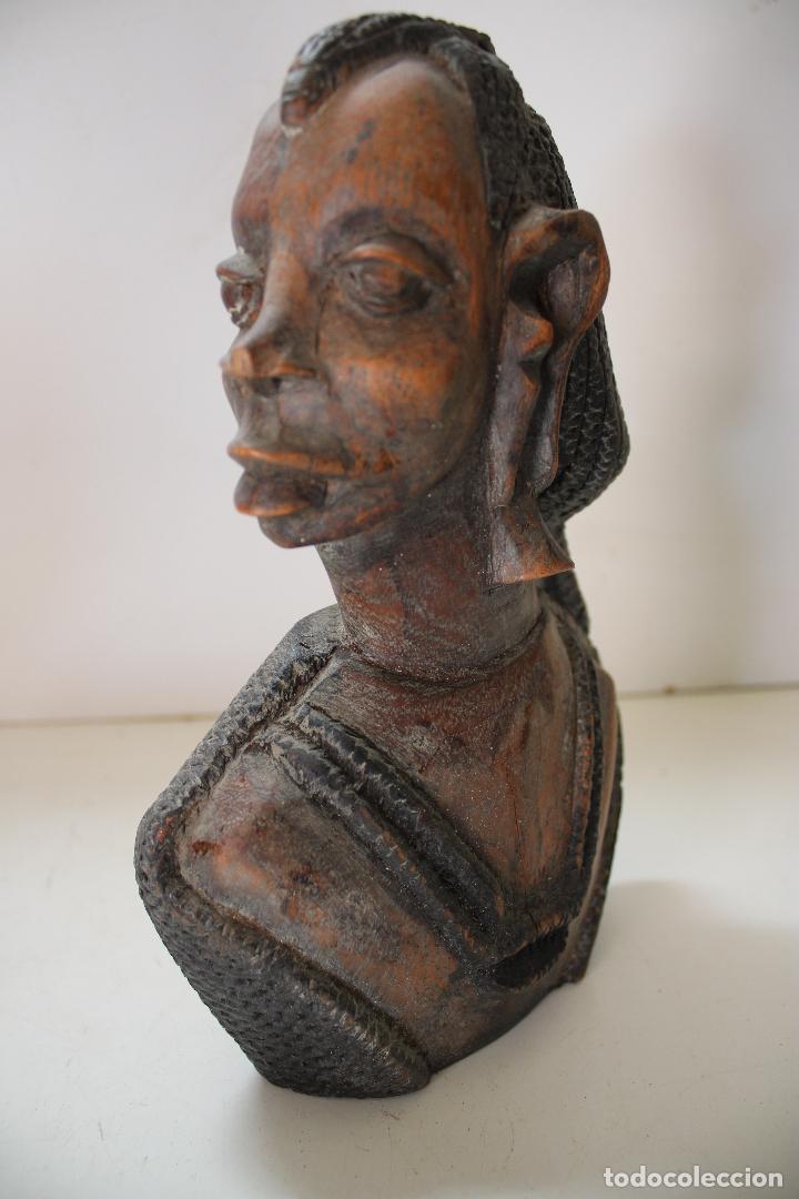 Arte: busto de mujer africana - Foto 1