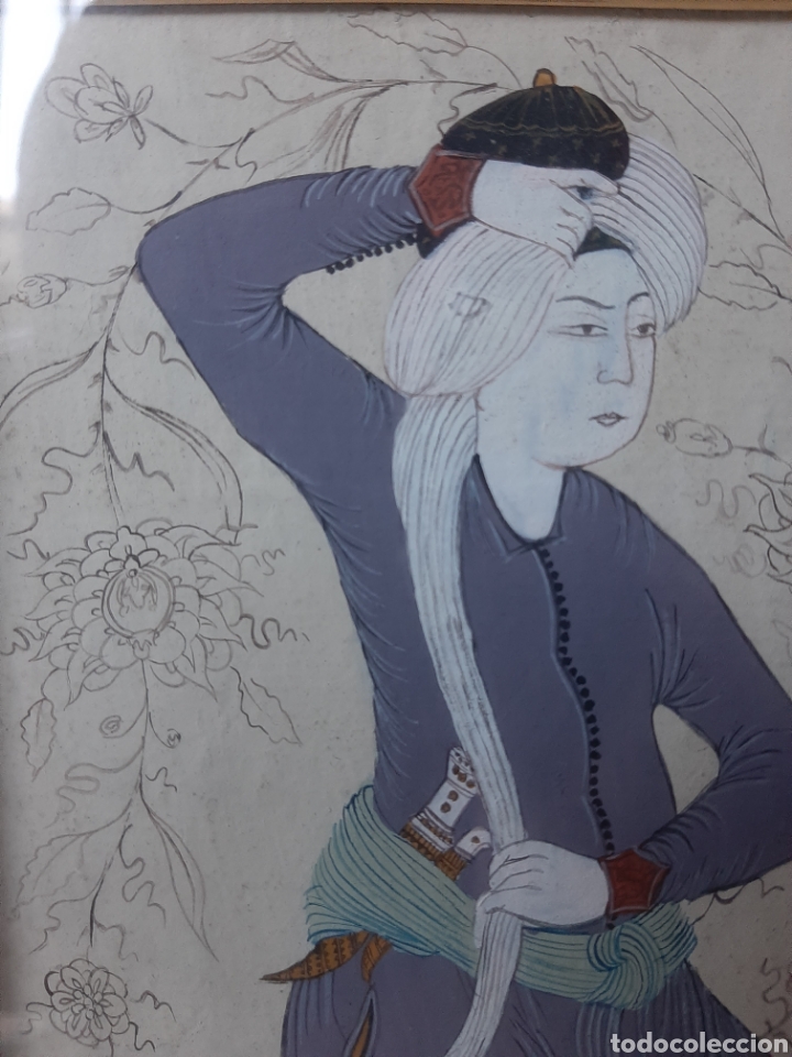 Arte: Cuadro oriental de Asia enmarcado - Foto 3