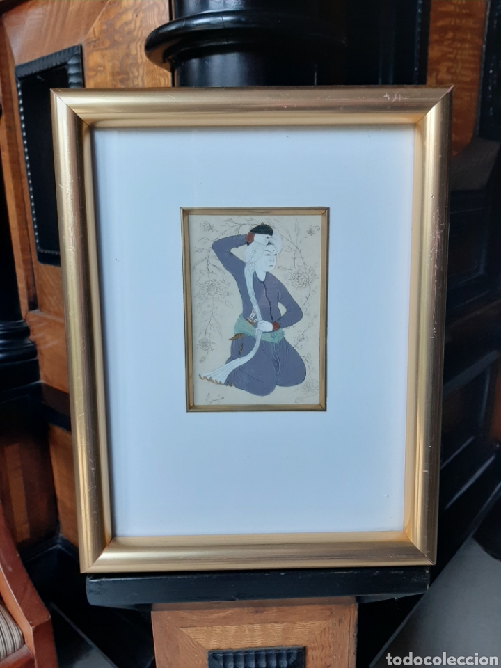 Arte: Cuadro oriental de Asia enmarcado - Foto 1