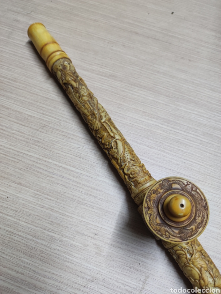 Arte: Pipa china tallada - Foto 2