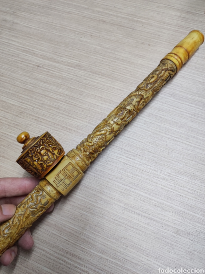 Arte: Pipa china tallada - Foto 3