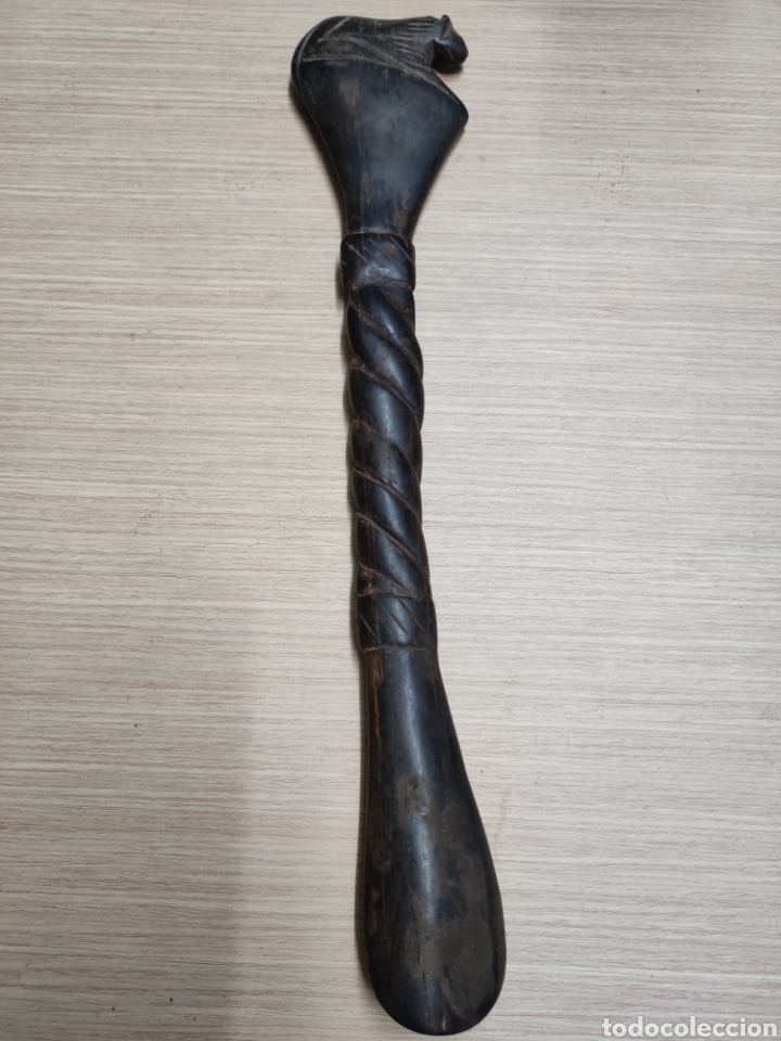 Arte: Cuchara africana de madera - Foto 4