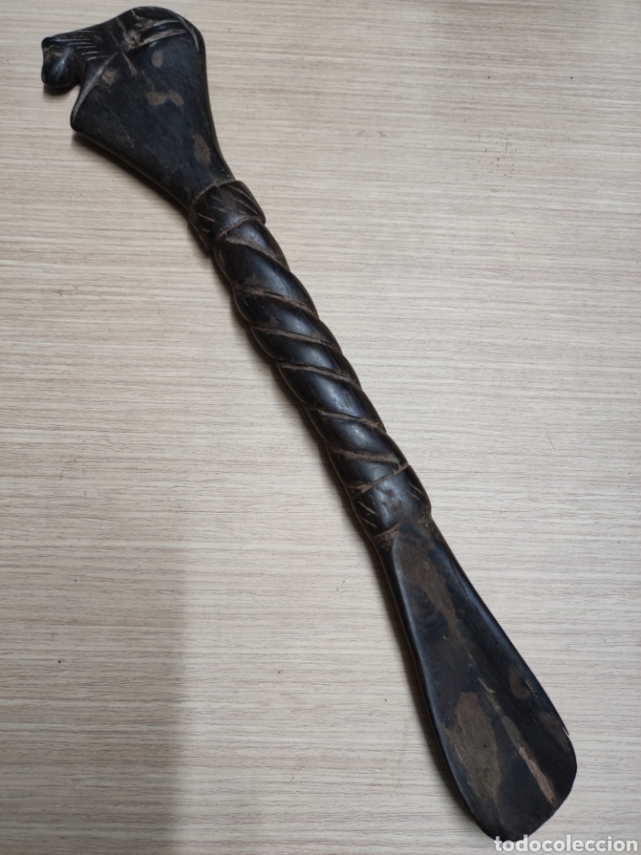 Arte: Cuchara africana de madera - Foto 1