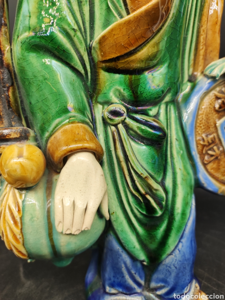 Arte: Personaje chino celadon. - Foto 4