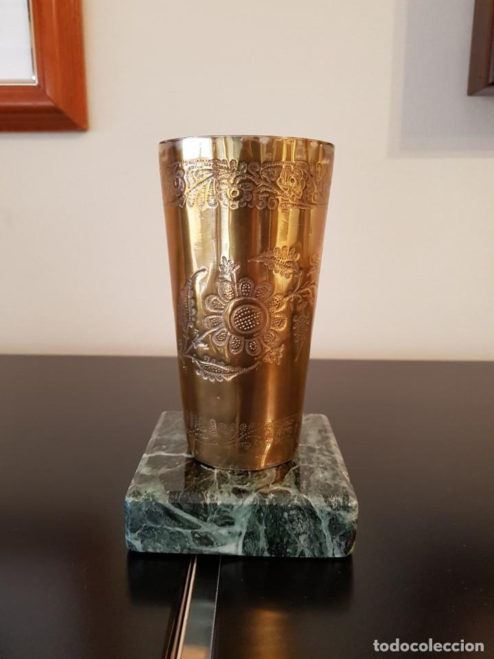 Arte: VASO ARAB&Eacute; ANTIGUO - Foto 1