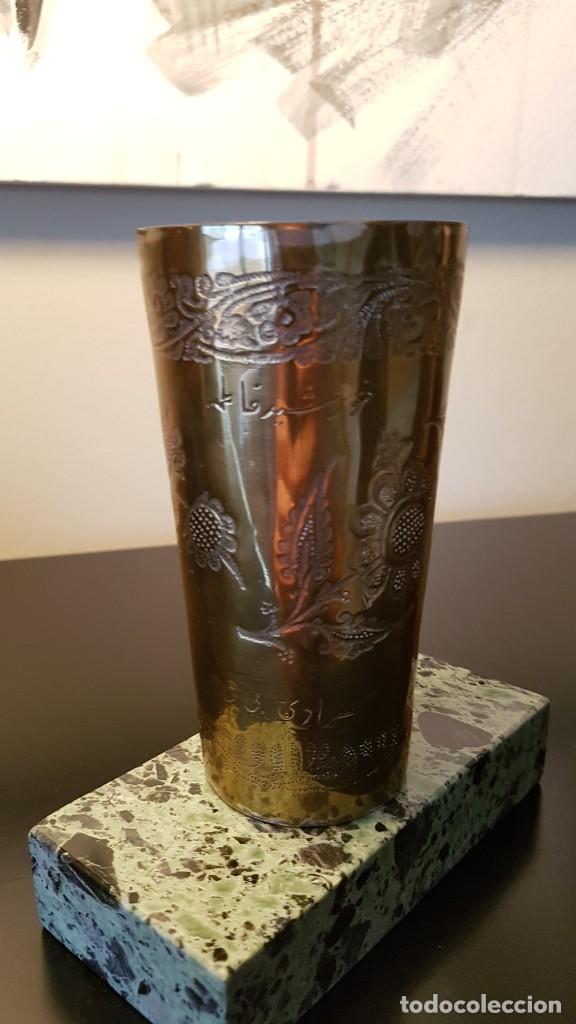 Arte: VASO ARAB&Eacute; ANTIGUO - Foto 5