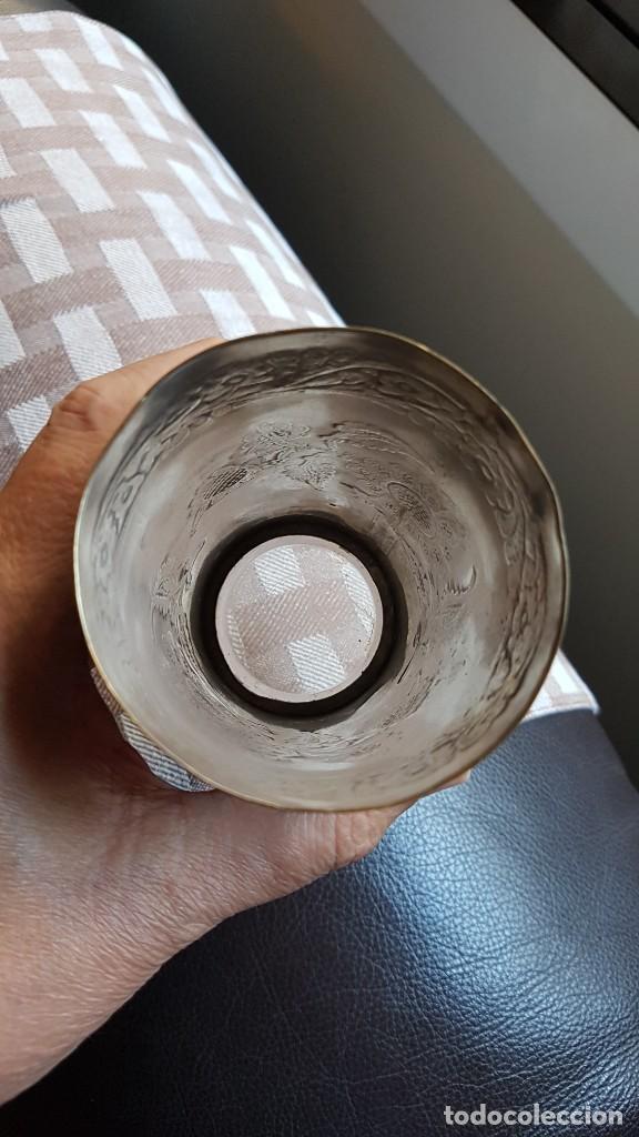 Arte: VASO ARAB&Eacute; ANTIGUO - Foto 4