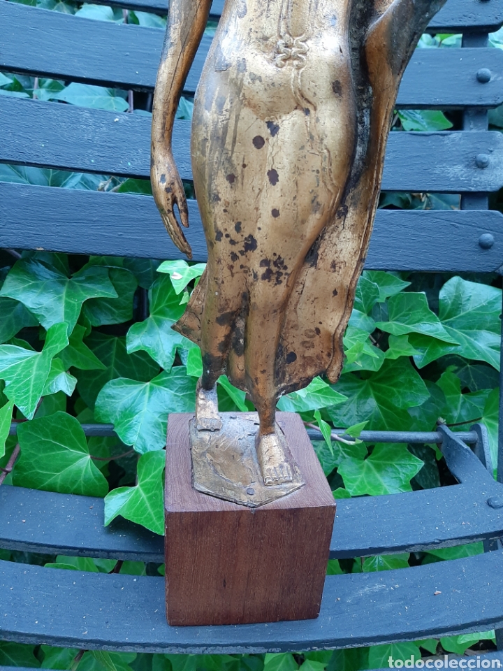 Arte: Buddha antiguo oriental de bronce - buda - Foto 3