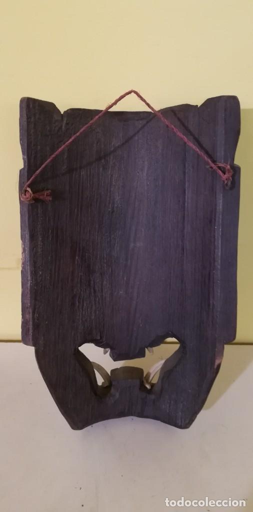 Arte: M&Aacute;SCARA en madera tallada - Foto 3