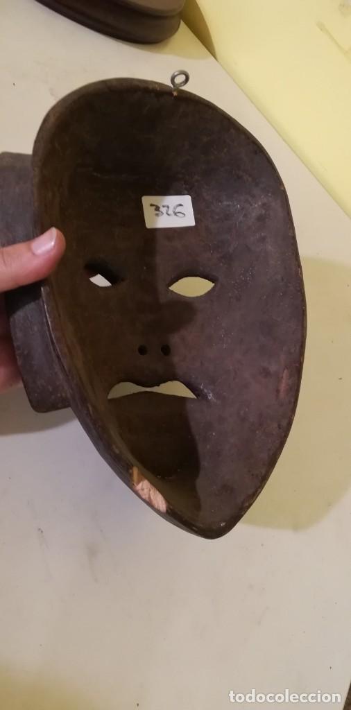Arte: M&Aacute;SCARA EN MADERA TALLADA - Foto 4