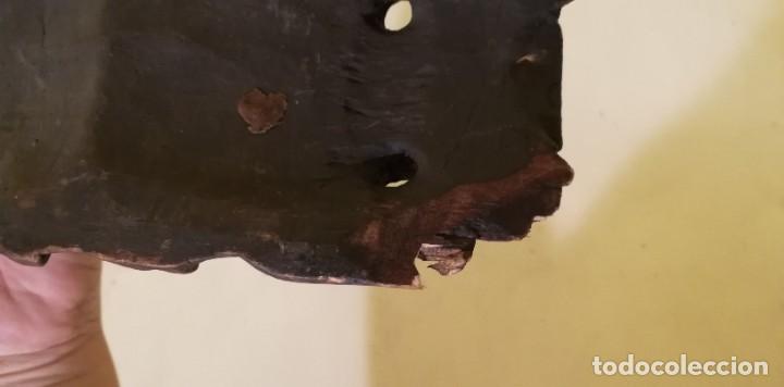 Arte: M&Aacute;SCARA EN MADERA TALLADA - Foto 5