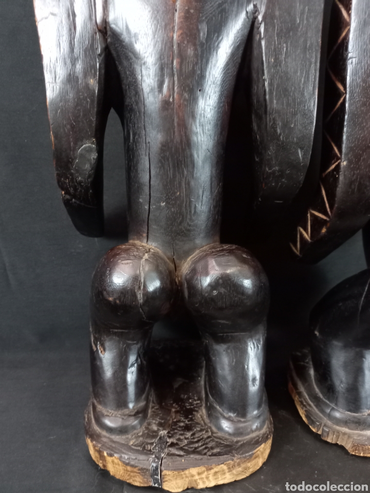 Arte: Pareja estatuas Lega Congo 60 cm - Foto 7