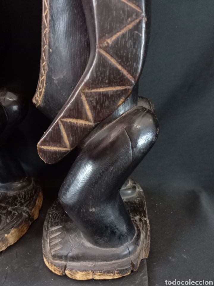 Arte: Pareja estatuas Lega Congo 60 cm - Foto 12