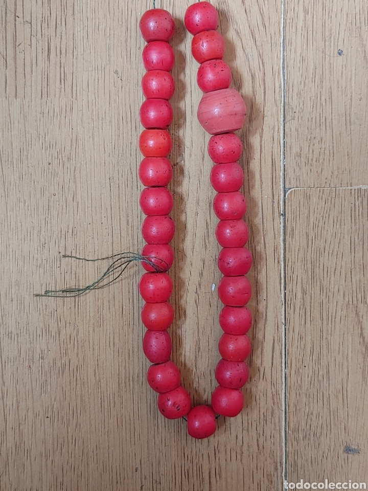 Arte: Collar antiguo de pasta vitrea Nepal. - Foto 1