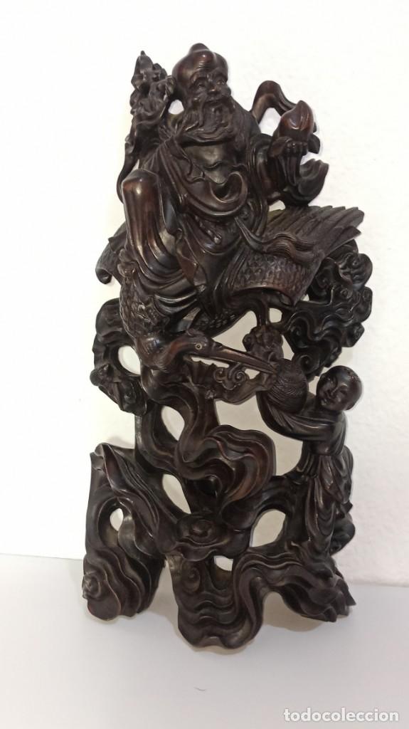 Arte: ESCULTURA MADERA EBANO - Foto 1