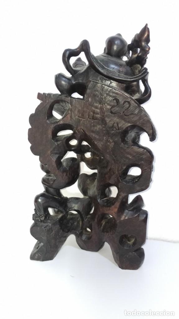 Arte: ESCULTURA MADERA EBANO - Foto 2