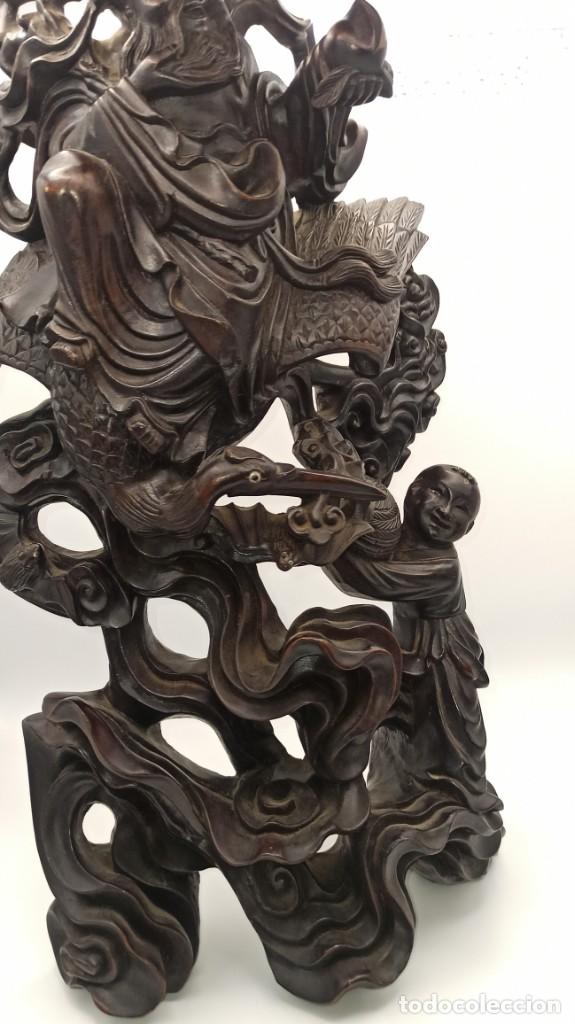 Arte: ESCULTURA MADERA EBANO - Foto 4