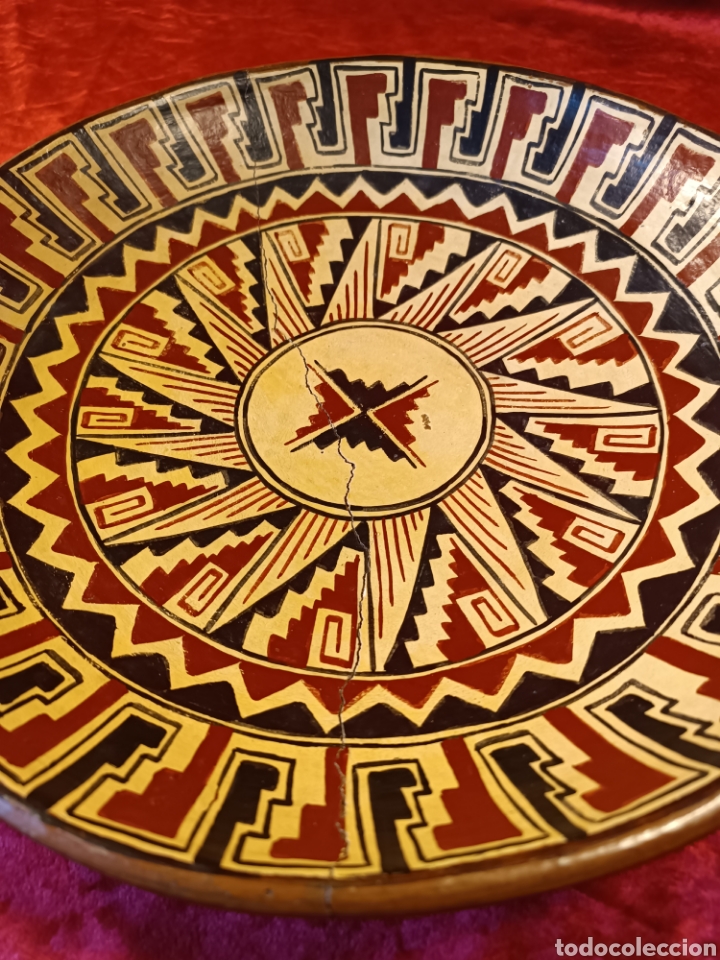 Arte: Plato decorativo estilo Inca. - Foto 3