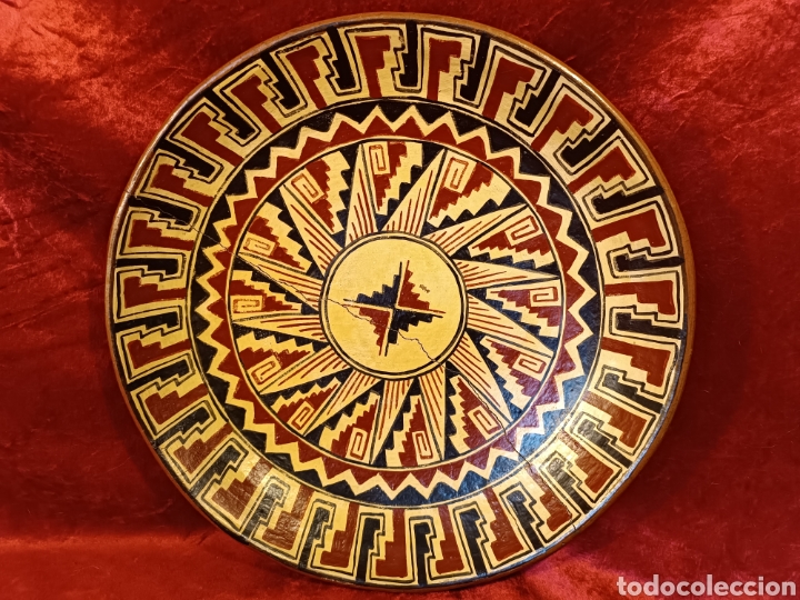 Arte: Plato decorativo estilo Inca. - Foto 1