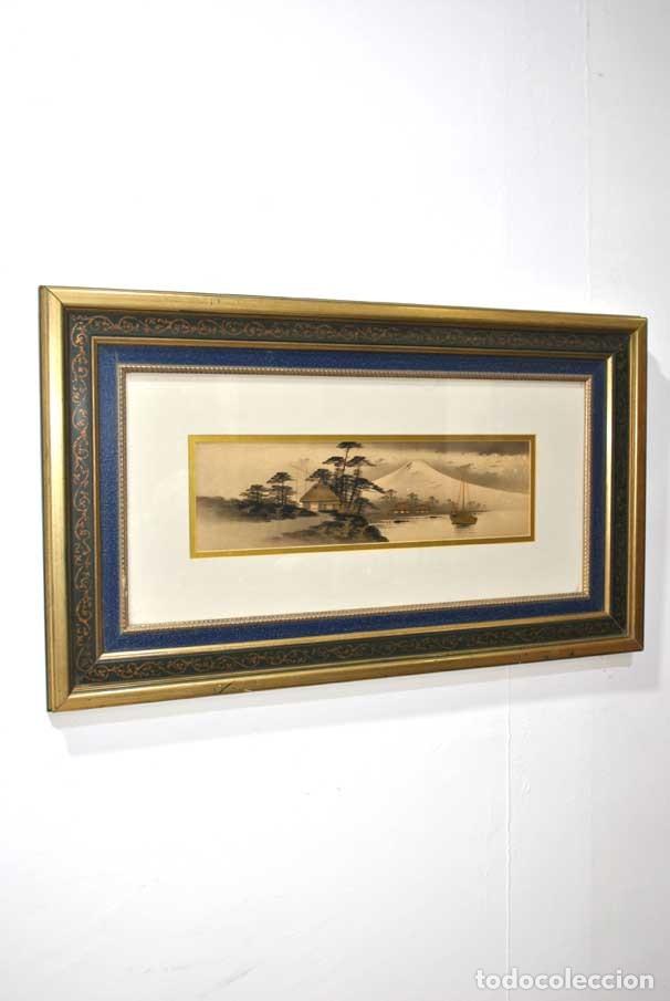 Arte: CUADRO PAISAJE CHINO - Foto 2