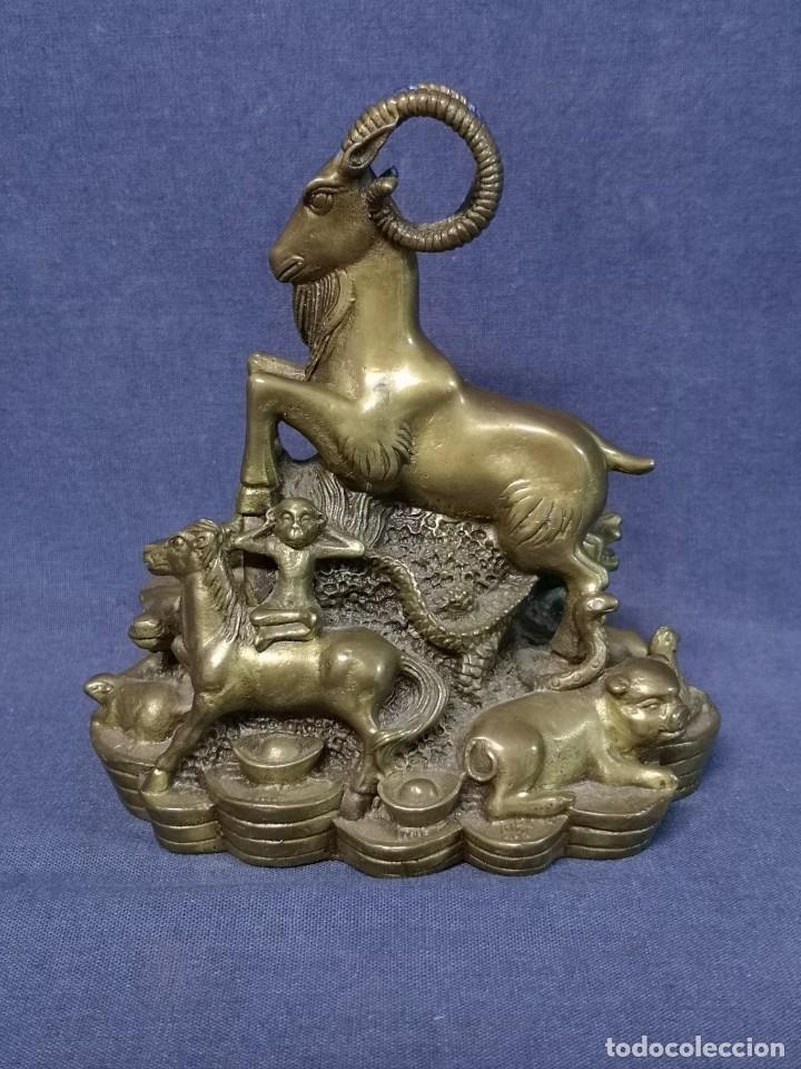 Arte: HOROSCOPO CHINO EN BRONCE - Foto 3