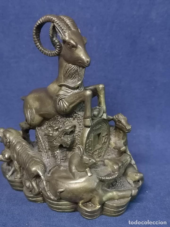 Arte: HOROSCOPO CHINO EN BRONCE - Foto 6