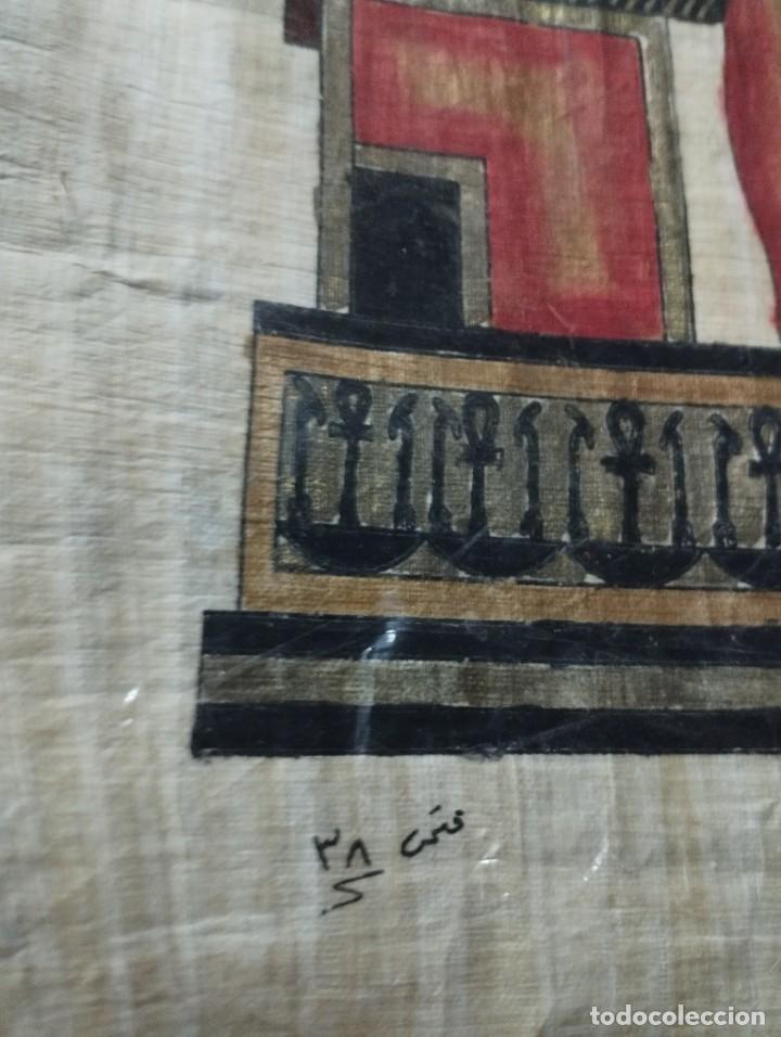 Arte: papiro Egipcio con certificado - Foto 3