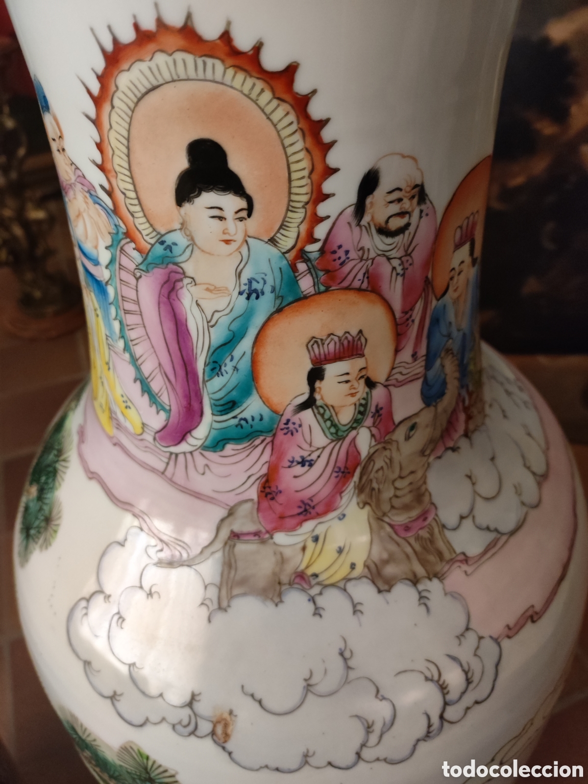Arte: Pareja de jarrones gran tama&ntilde;o - Foto 3